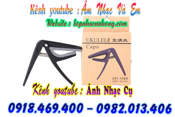 Địa chỉ nơi bán capo đàn ukulele tại gò vấp, tphcm, sài gòn